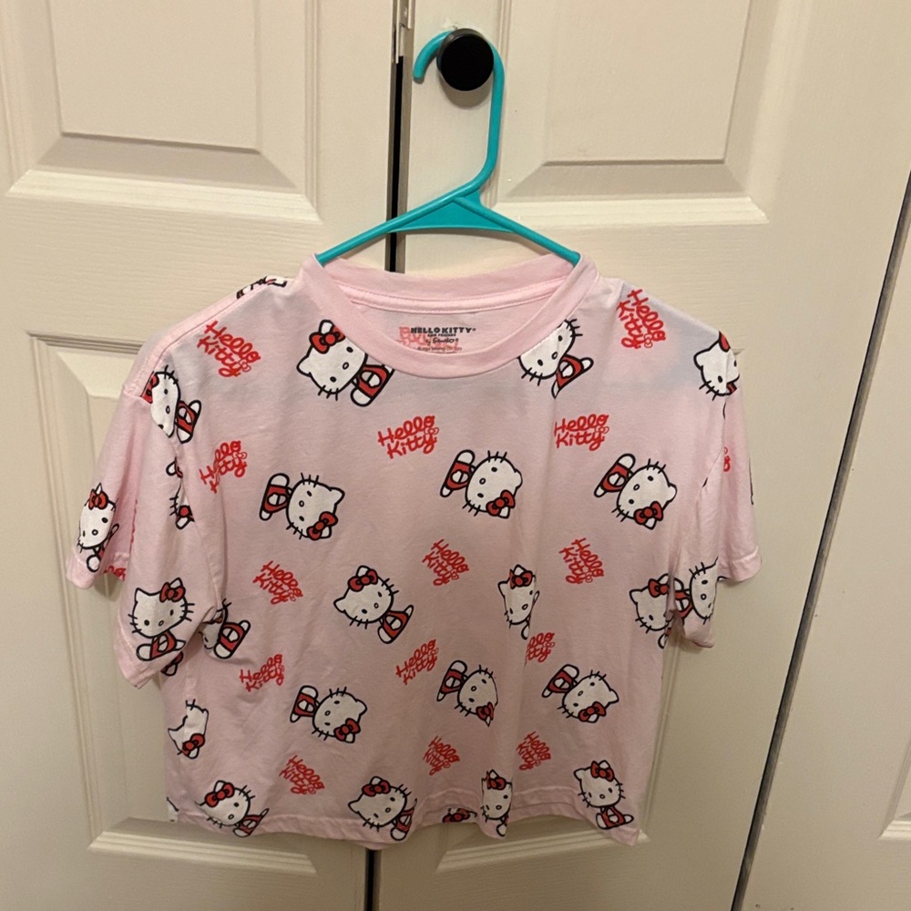 A awesome pink, hello Kitty shirt that every girl should have